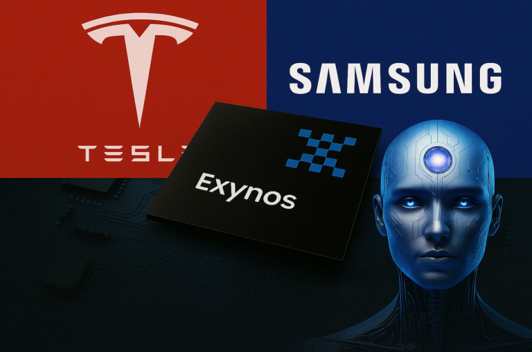 Tesla використовуватиме ІІ-чипи Samsung Exynos у своїх електромобілях до 2033 року