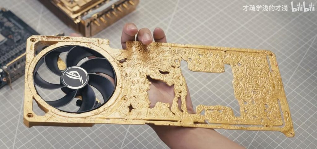 Найдорожча у світі відеокарта ASUS RTX 5090 ROG Astral Real Gold Edition з чистого золота.